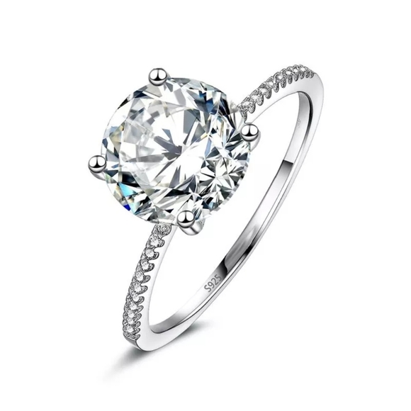 Classic Luxury 3Ct Engagement Ring - Picture 3 of 7